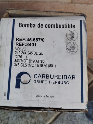 Bomba combustible Volvo