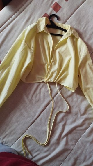 Camisa de lino zara