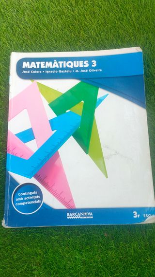 Libro matemáticas 3ESO barcanova