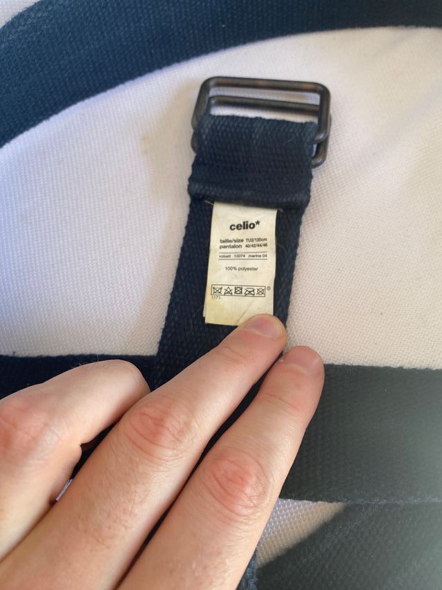 Celio cintura in tessuto 120 cm blu