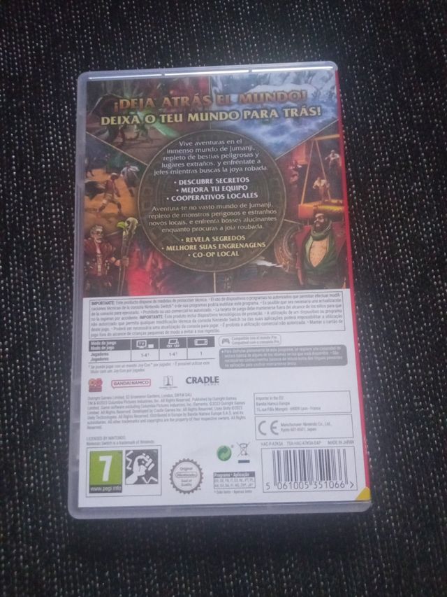 Jumanji Nintendo Switch