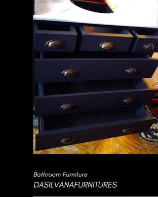 Mueble Antiguo de Baño Restaurado