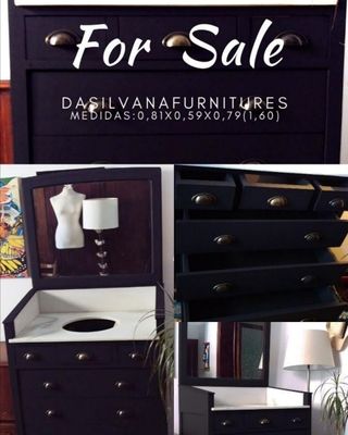 Mueble Antiguo de Baño Restaurado