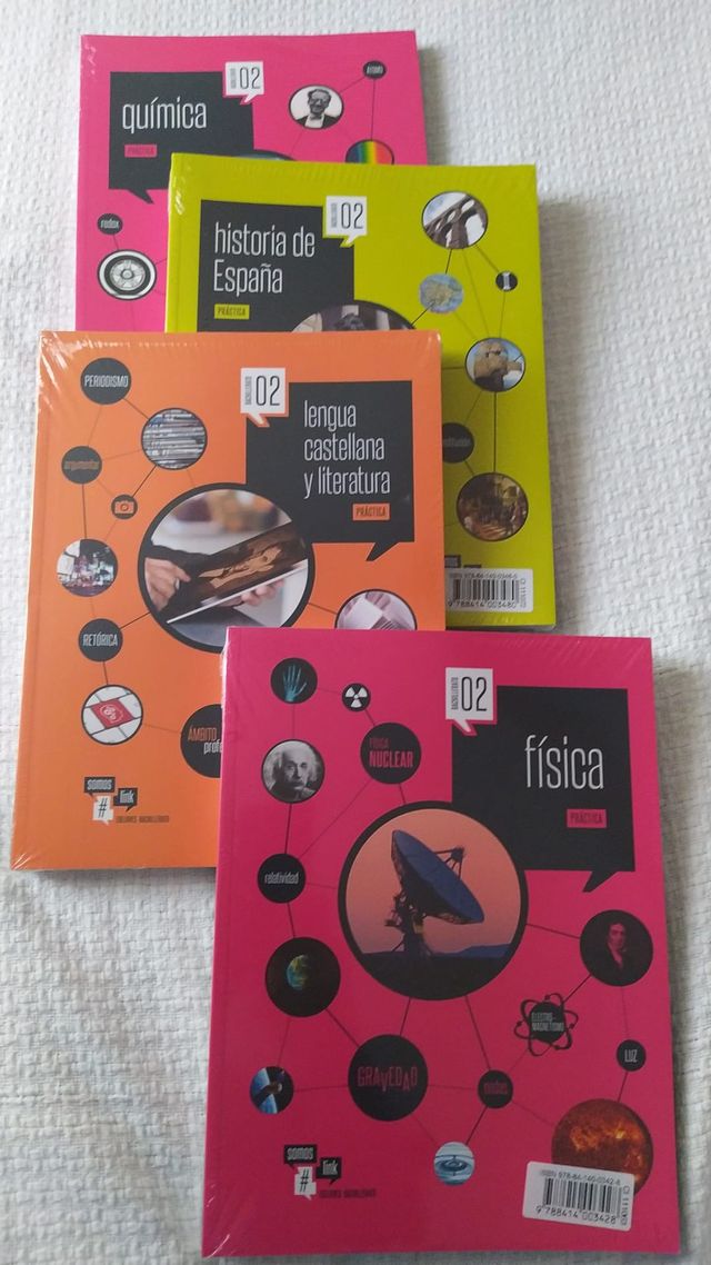 3 Libros 2º Bachillerato nuevos