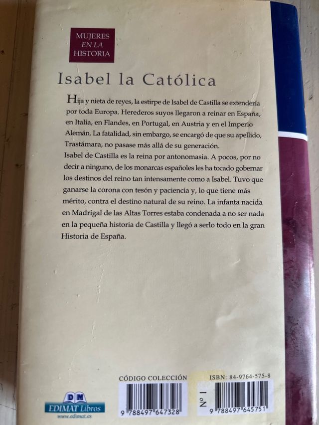 Libro Isabel la Católica