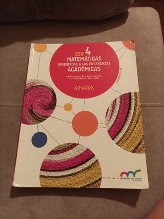 Matemáticas académicas 4 Eso Anaya 