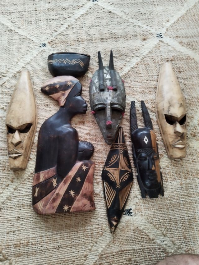 Lote mascaras africanas Mali