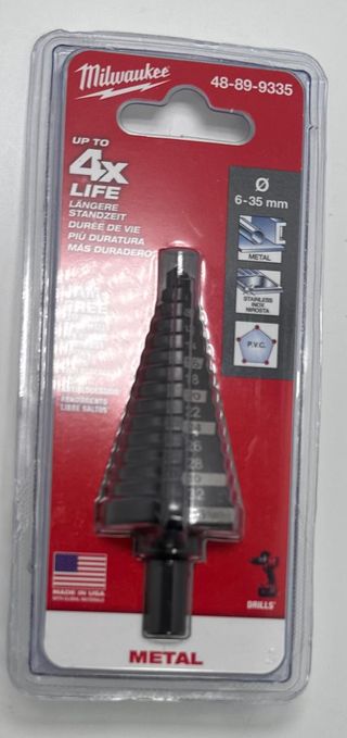 Milwaukee - Broca escalonada 6 a 35mm