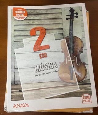 Libró de música de 2 de eso anaya