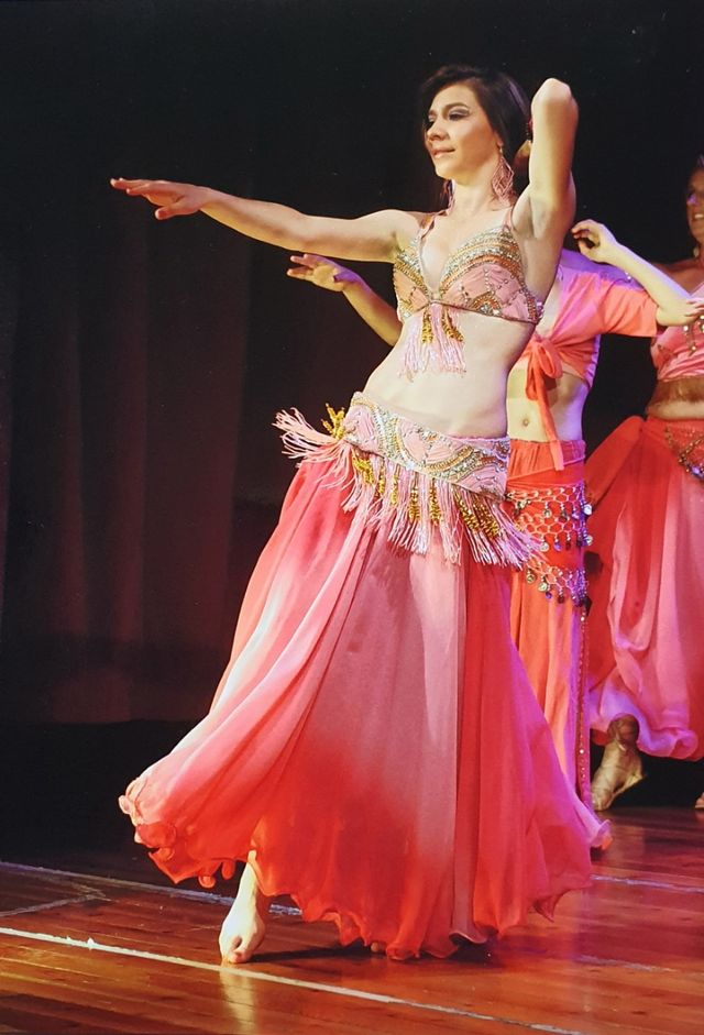 Coppia di abiti di danza orientale