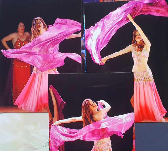 Coppia di abiti di danza orientale