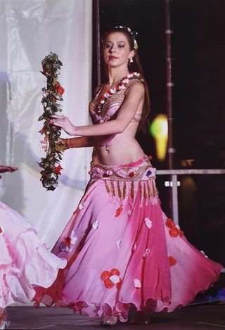 Coppia di abiti di danza orientale