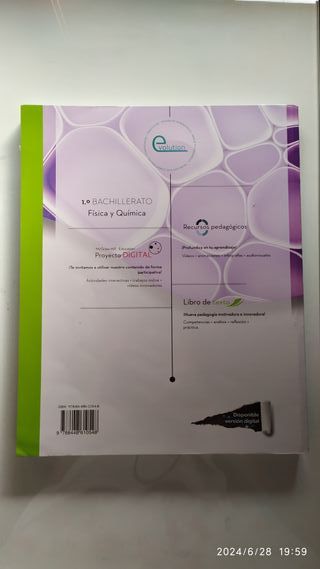 Libro Física y Química. 1 Bachillerato