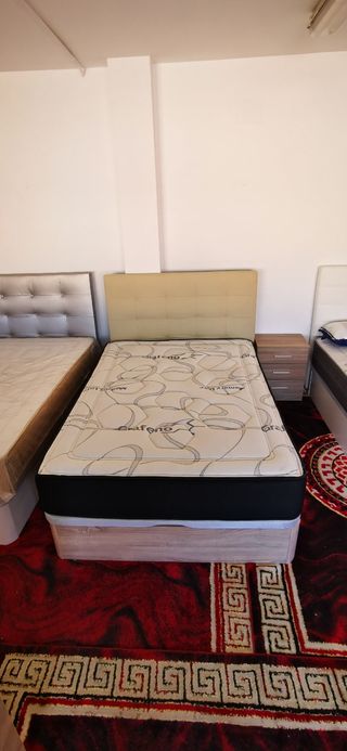 Colchón+canapé+somier+bases+armario