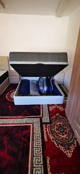 Colchón+canapé+somier+bases+armario