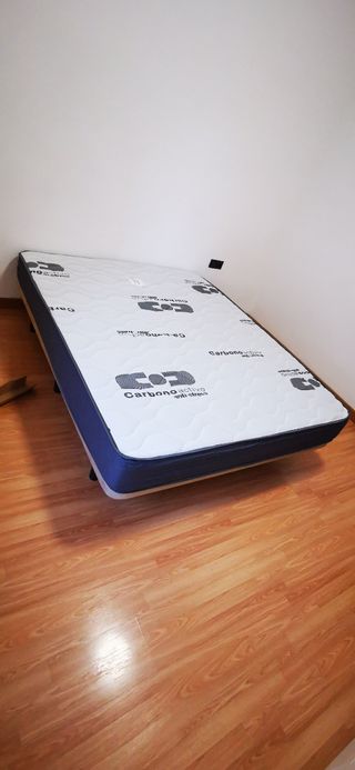 Colchón+canapé+somier+bases+armario