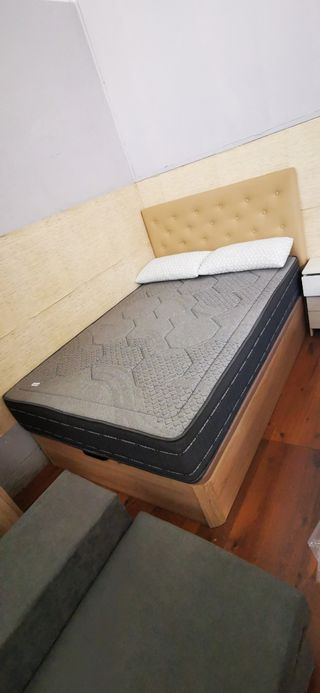 Colchón+canapé+somier+bases+armario