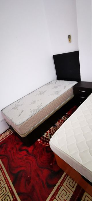 Colchón+canapé+somier+bases+armario