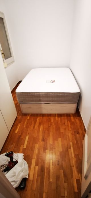 Colchón+canapé+somier+bases+armario