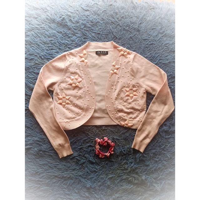 Rebeca corta tipo bolero TS + coletero