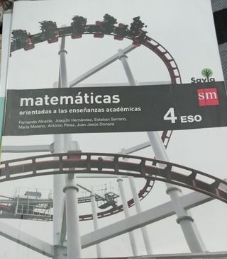 Libro Matemáticas 4 ESO