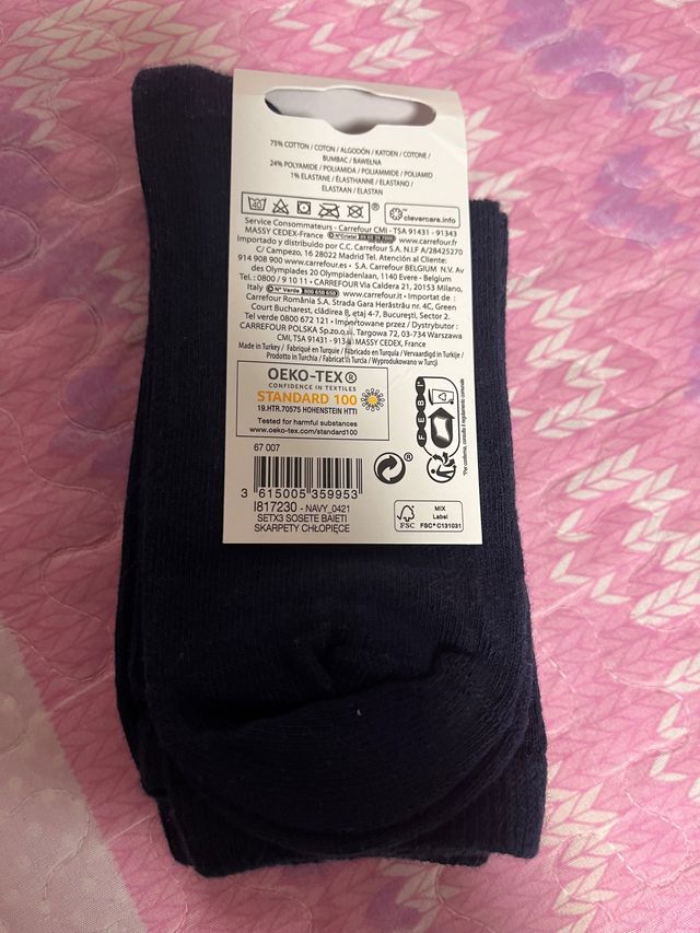 Pack 3 calcetines sin estrenar talla 31-34 TEX