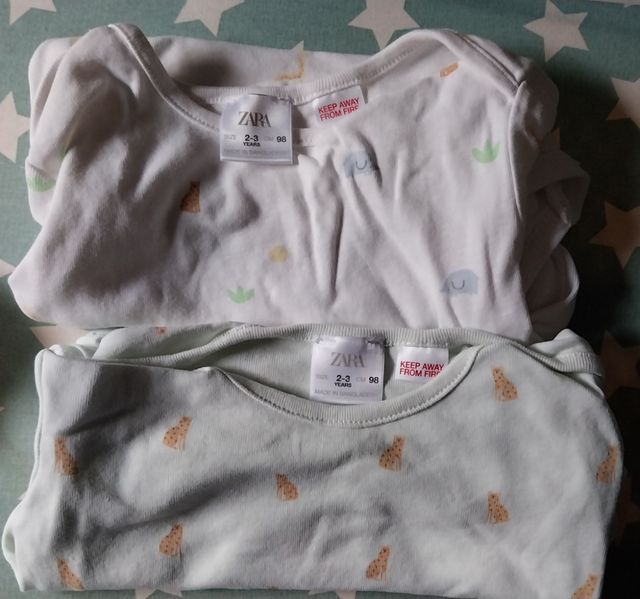 2 bodies Zara 2-3 años