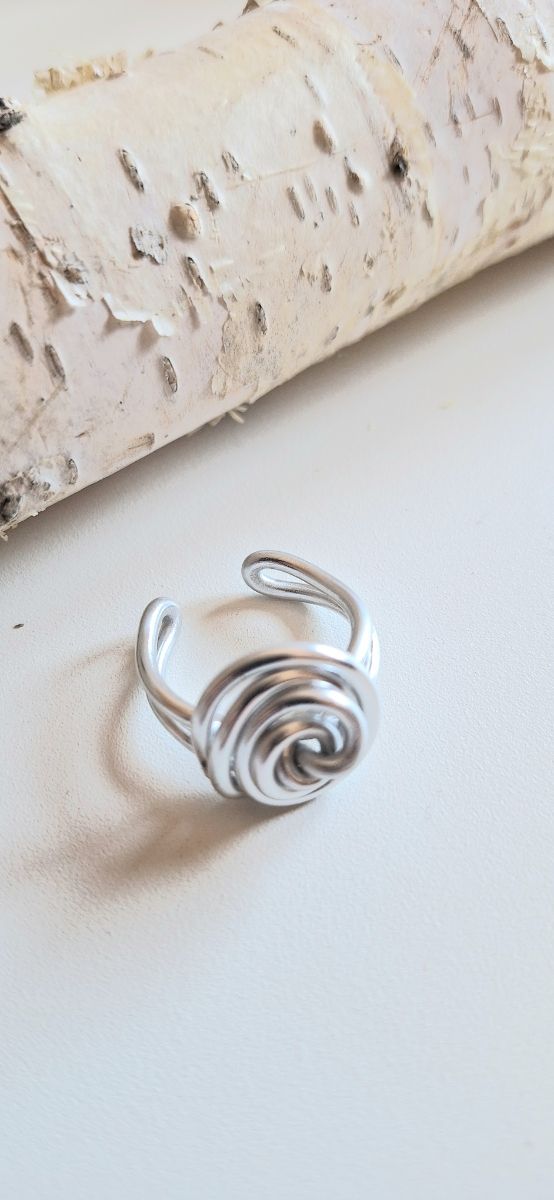 Anello regolabile alluminio wire