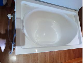 Bañera plegable cambiador