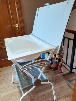 Bañera plegable cambiador