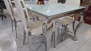 SUPER OFERTA MESA VANGUARDIA Y SEIS SILLAS