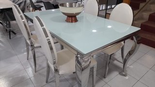 SUPER OFERTA MESA VANGUARDIA Y SEIS SILLAS