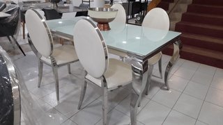 SUPER OFERTA MESA VANGUARDIA Y SEIS SILLAS