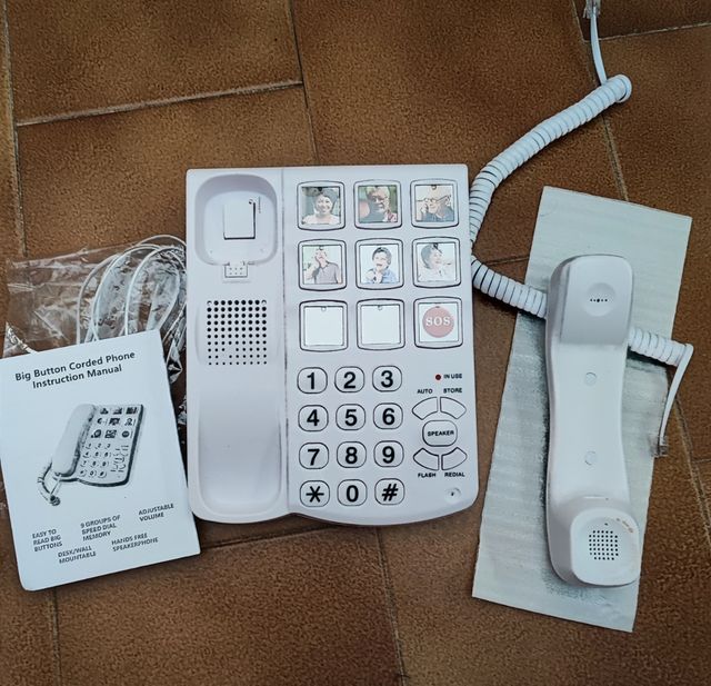 Telefono boton grande personas mayores