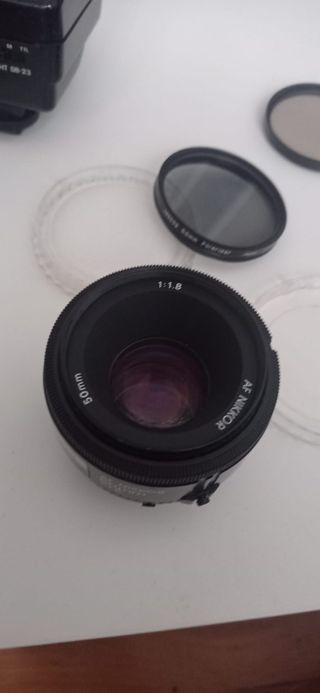 Objetivo nikon y accesorios