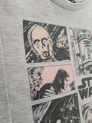 Camiseta gris de niño Star Wars . Talla 4-5