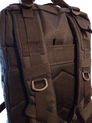 Mochila CrossFit 45L negra+ 2 parches