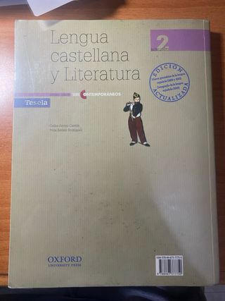 Libro - Lengua Castellana.