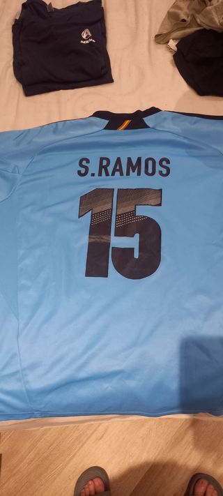 Camisa sergio ramos seleccion azul xxl