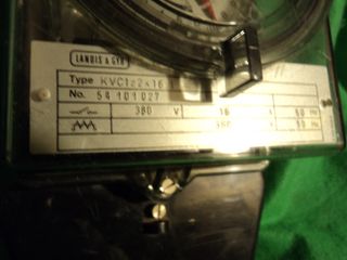 LANDIS & GYR KVC1 z 2 x 16.1 - timer 380 Volt anni