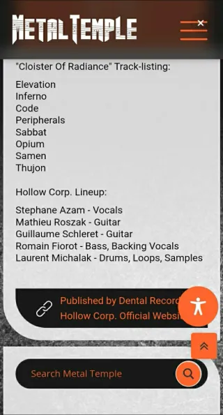 Cd hollow corp - Cloister of radiance