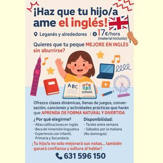 Profesora particular de inglés