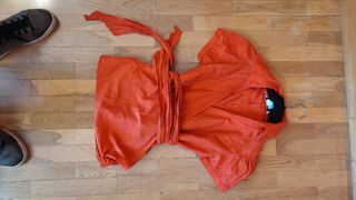 CAMISAS blusas ZARA MUJER VERDE Y NARANJA 