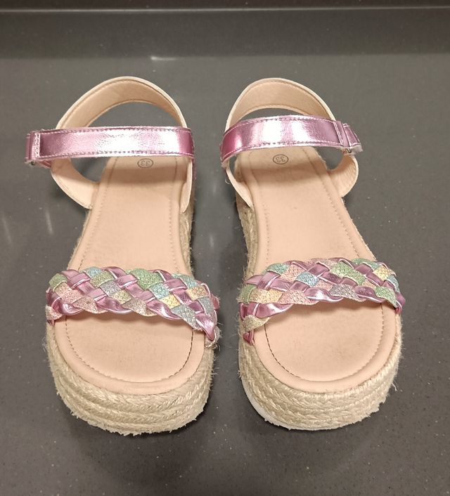 Sandalias niña plataforma Talla 33