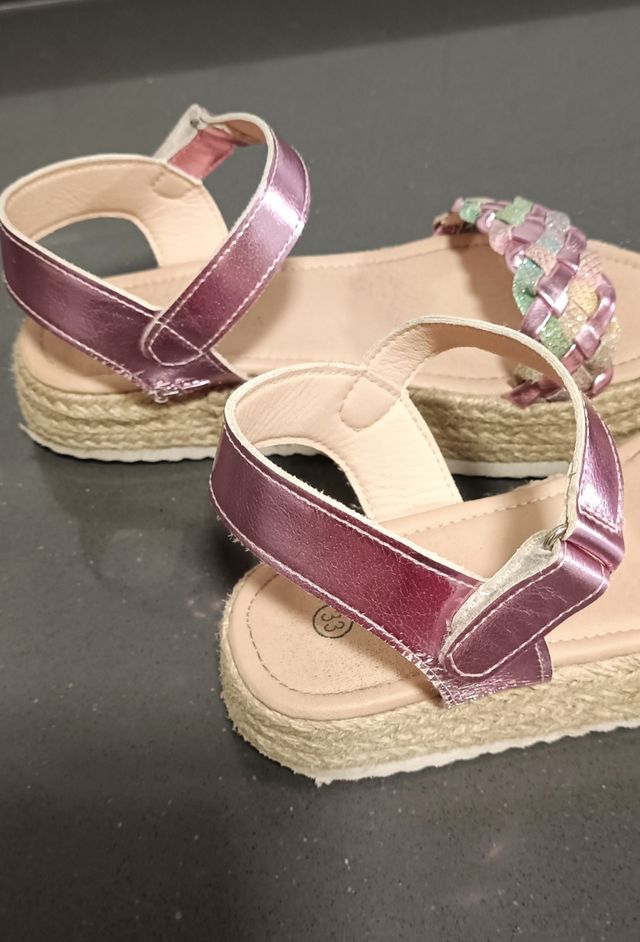 Sandalias niña plataforma Talla 33