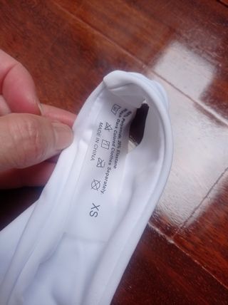 Braga brasileña bikini blanco.XS.A estrenar 