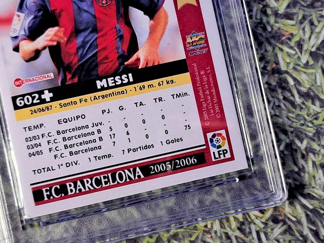 LEO MESSI 2005-06 - 2º Año FCB - MUNDICROMO #602+