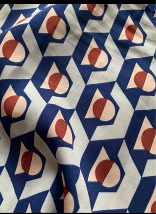 Falda midi estampada