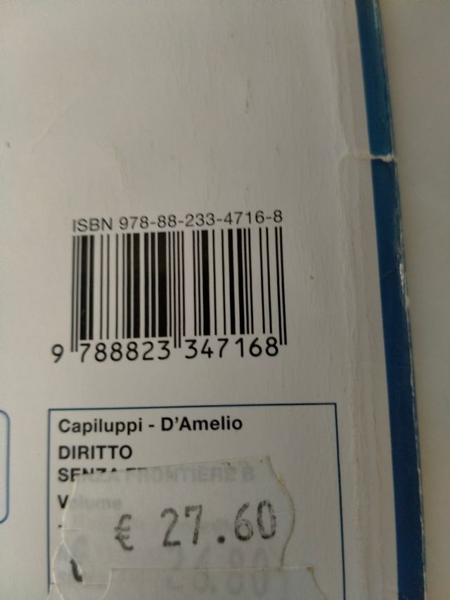 9788823347168 Diritto senza frontiere