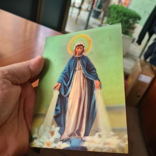 cartolina sacra vintage anni 60 retrò liberty coll